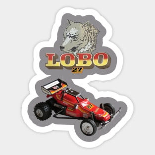 LOBO Vintage RC Frame Buggy 80s Sears Nikko Toys Sticker